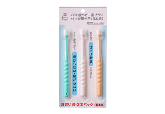 Toothbrush with 360° bristles