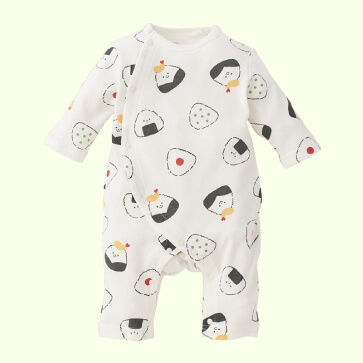 スムースおむすび総柄長袖プレオール