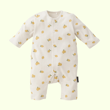 スムース針抜きレモンレモン長袖プレオール