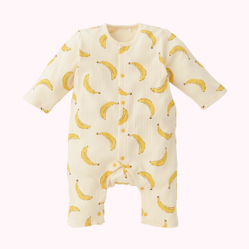 スムース針抜きバナナ長袖プレオール