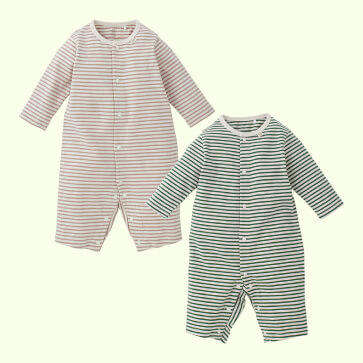 天竺ボーダーピスネーム長袖プレオール