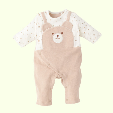 パイル吊り風切り替えくま長袖プレオール