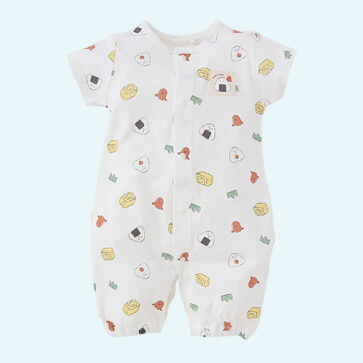 天竺おむすび弁当半袖コンビドレス