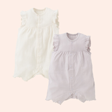 タック天竺フリル袖半袖プレオール