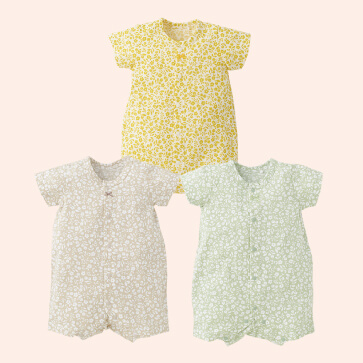 天竺カラー唐草半袖プレオール