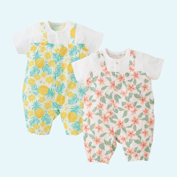 天竺切り替え夏ガール半袖プレオール