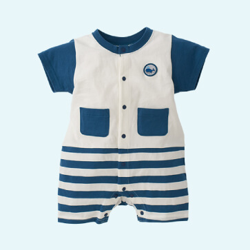 天竺マリンボーダーポッケ半袖プレオール