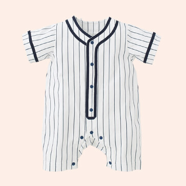 天竺ベースボールユニフォーム風半袖プレオール