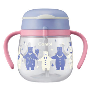 コンビ ラクマグ 漏れないストロー240 しろくま