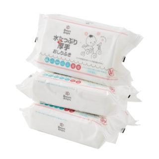SmartAngel 水たっぷり厚手おしりふき 60枚入×3個パック