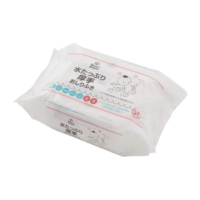 水たっぷり厚手おしりふき 60枚入×3個パック