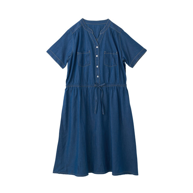 Elfindoll 半袖デニムワンピース 西松屋