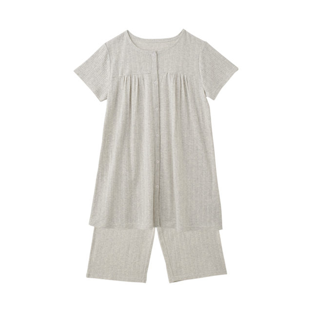 Elfindoll 半袖綿混メッシュパジャマ7分丈パンツ 西松屋