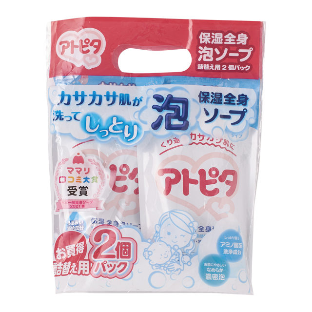 丹平製薬 アトピタ全身泡ソープ詰替 300ml×2個パック | 西松屋