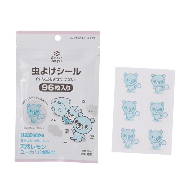 Smartangel 虫よけシール くま 96枚 西松屋