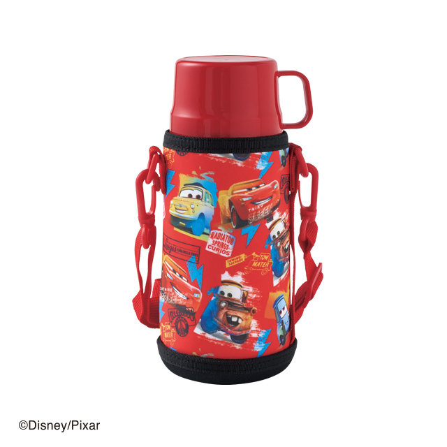 2WAYステンレスボトル 600ml ポーチ付き カーズ