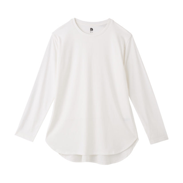 ラウンドヘムTシャツ