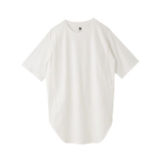 ELFINDOLL 半袖ラウンドヘムTシャツ