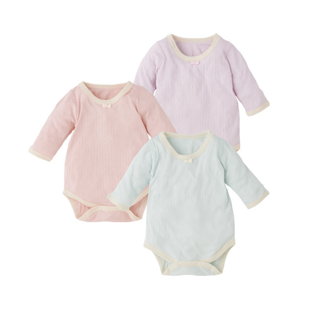 3枚組 ロンパース肌着