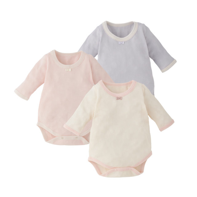 3枚組 ロンパース肌着