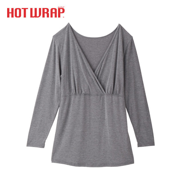 HOTWRAP クロスオープン長袖スリーマー