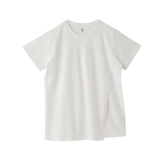 半袖フロントスリットTシャツ