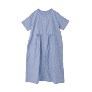 ELFINDOLL 裾スナップ付き綿100%2WAYワンピース型パジャマ