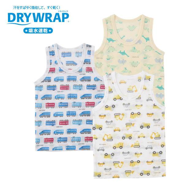 DRYWRAP 3枚組 ランニングインナー