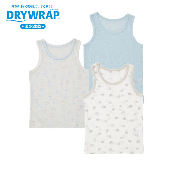 DRYWRAP 3枚組 ランニングインナー