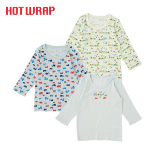 綿HOTWRAP 3枚組 長袖インナー