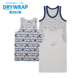 DRYWRAP 3枚組 ランニングインナー