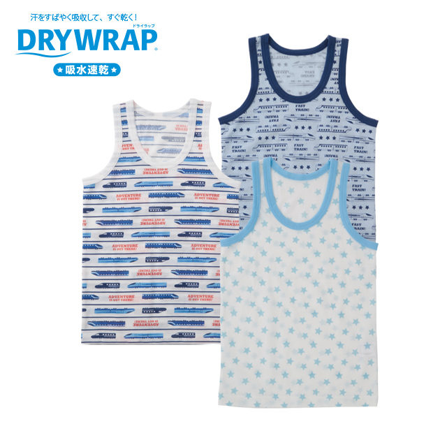 DRYWRAP 3枚組 ランニングインナー