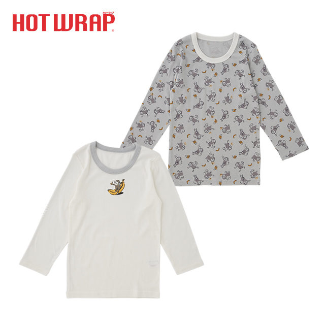 綿HOTWRAP 2枚組 長袖インナー