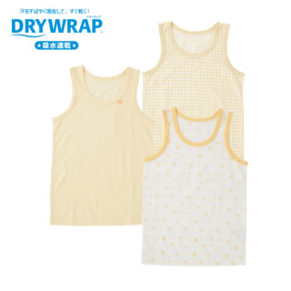 DRYWRAP 3枚組 タンクトップインナー