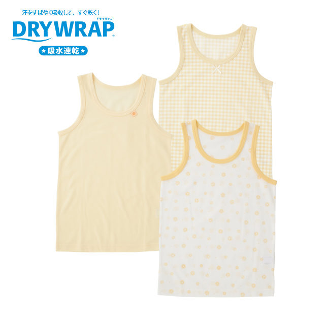 DRYWRAP 3枚組 タンクトップインナー
