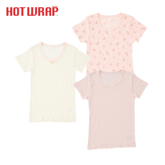 綿HOTWRAP 3枚組 半袖インナー