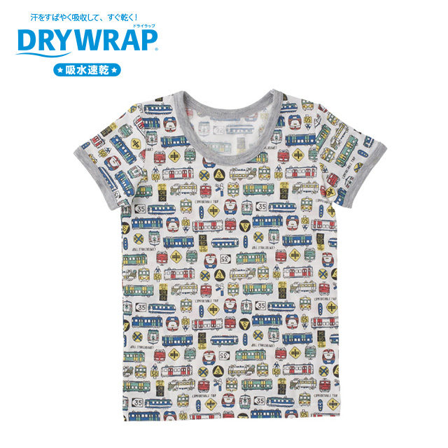 DRYWRAP キッズ 3枚組 半袖インナー
