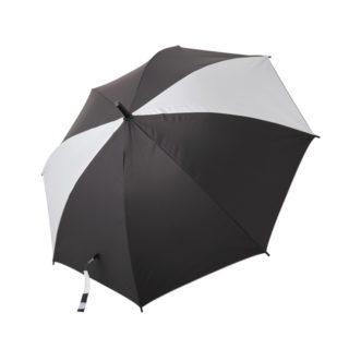 SmartAngel 晴雨兼用傘 黒×シルバー 55cm