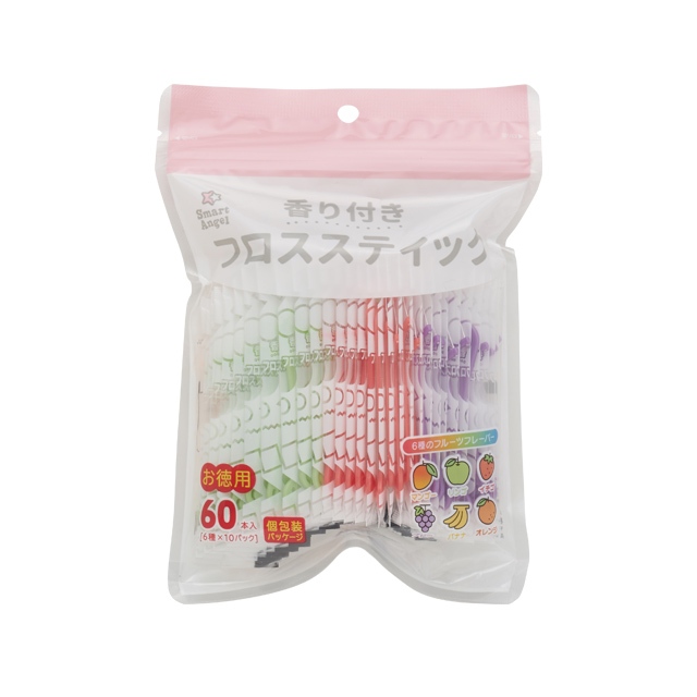 香り付きフロススティック 60P