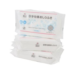 SmartAngel 厚手仕様おしりふき 80枚×3個