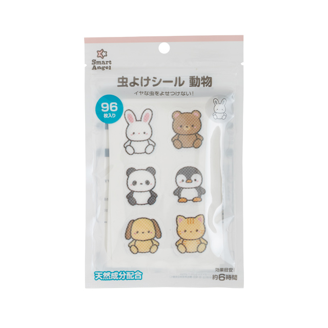 虫よけシール 96枚 動物