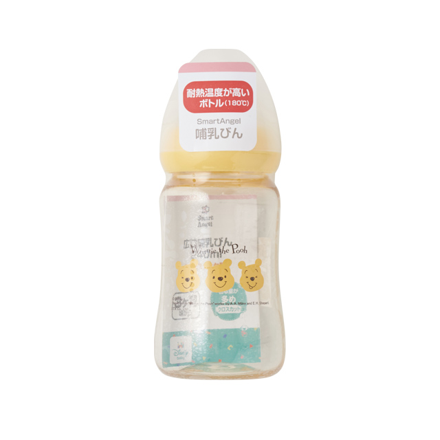 広口プラスチック哺乳びん 240 プーFACE
