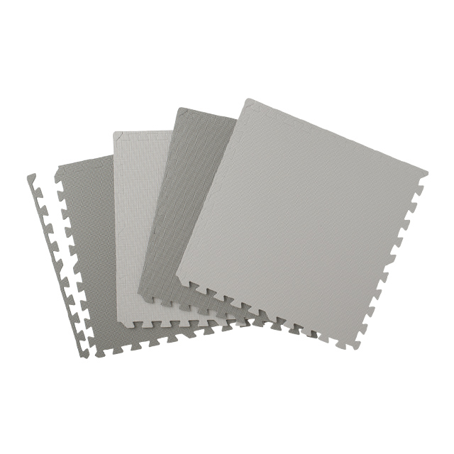 抗菌 くみあわせマット 大判 グレー 4枚入