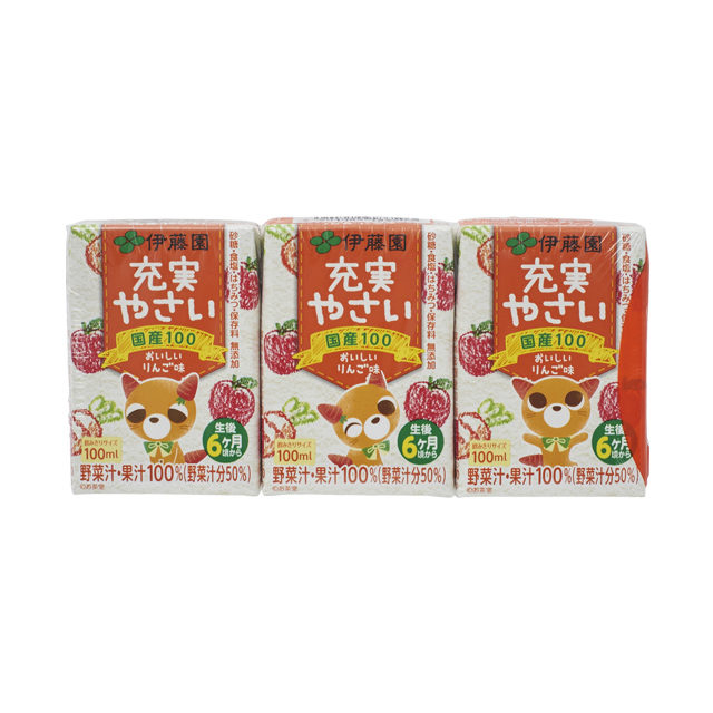 伊藤園 充実やさい 100ml（3本パック）