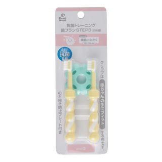 【SmartAngel】  抗菌トレーニング歯ブラシ STEP3 2本組