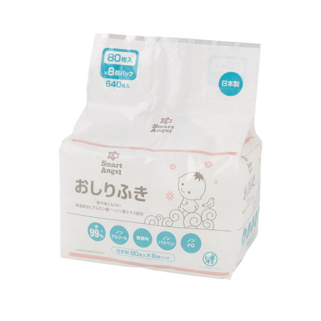 商品詳細 | おしりふき 80枚入×8個パック – SmartAngel